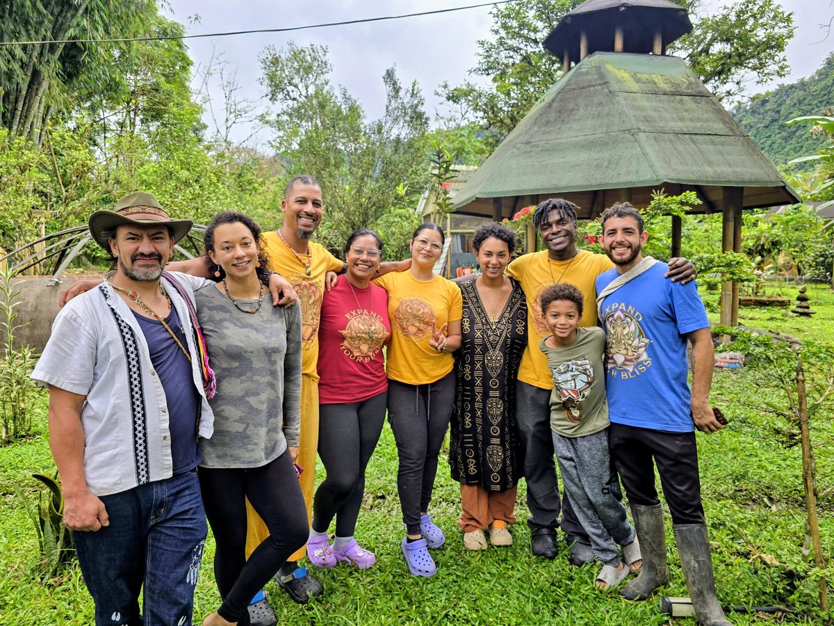 The Amaroo family in the cloud forest